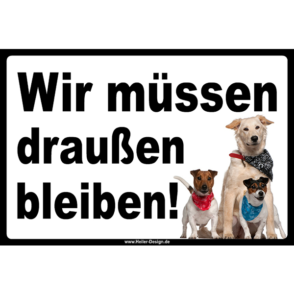 Schilder Verbotsschilder Schild Hund - Allerlei Drucksachen, 4,49