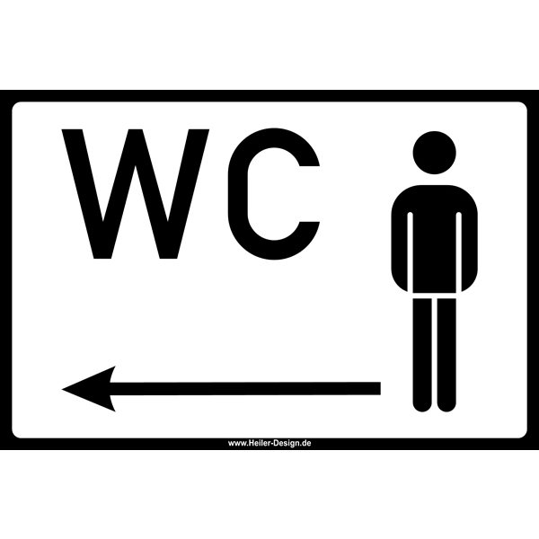 Schilder Verbotsschilder Schild Clo Klo Toiletten WC ...