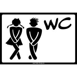 WC Damen und Herren Modern