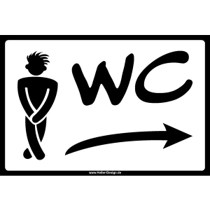 Schilder Verbotsschilder Schild Clo Klo Toiletten WC ...